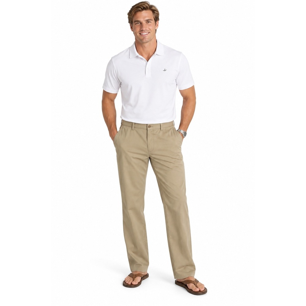 Ben Hogan Golf Pants Mens 34x32 Tan Performance Stretch Outdoor Athletic Preppy